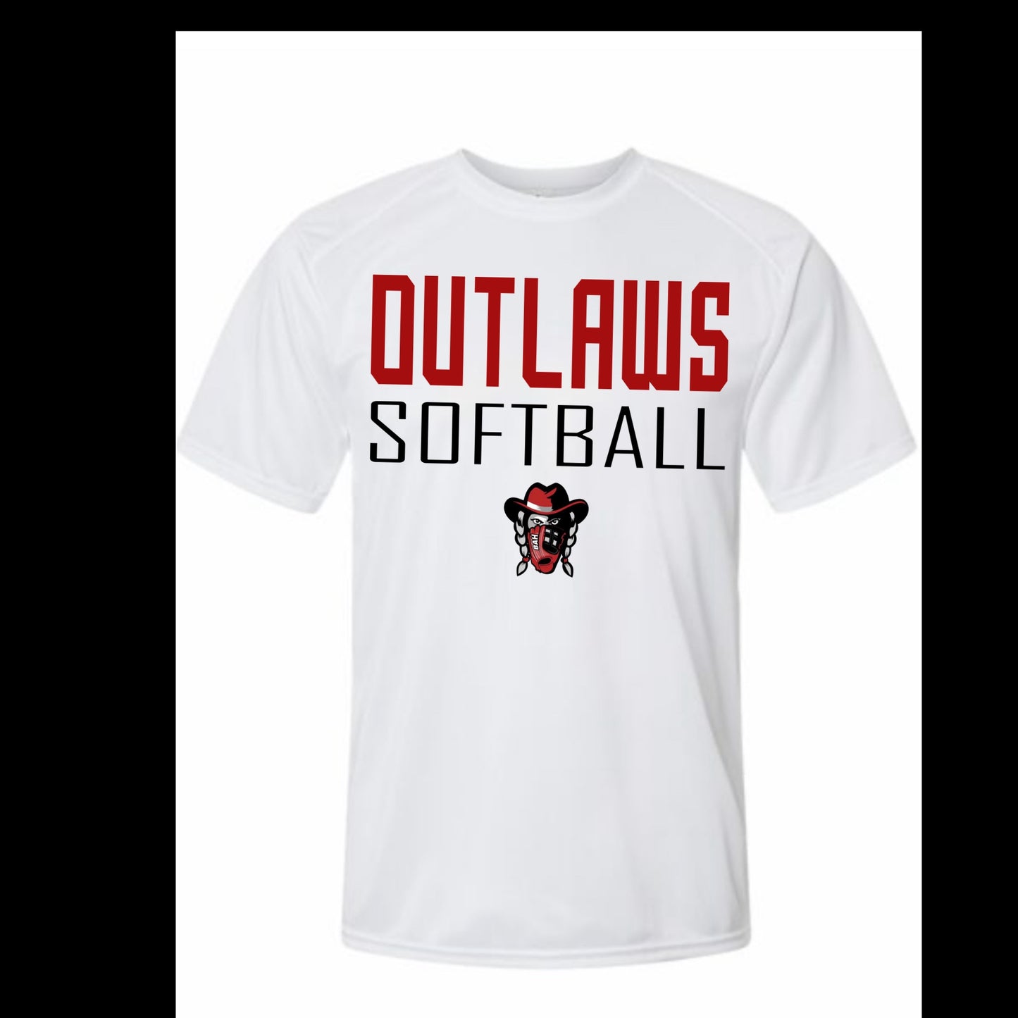 Outlaws Softball dry fit