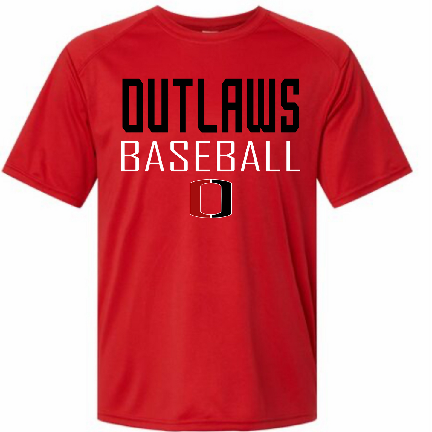 Red Outlaws Baseball Dry Fit