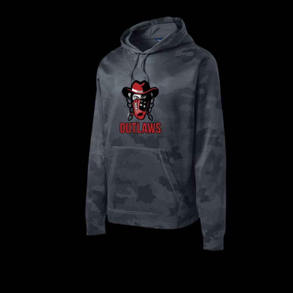 Lady Outlaws Adult Camo-Hex Hoodie