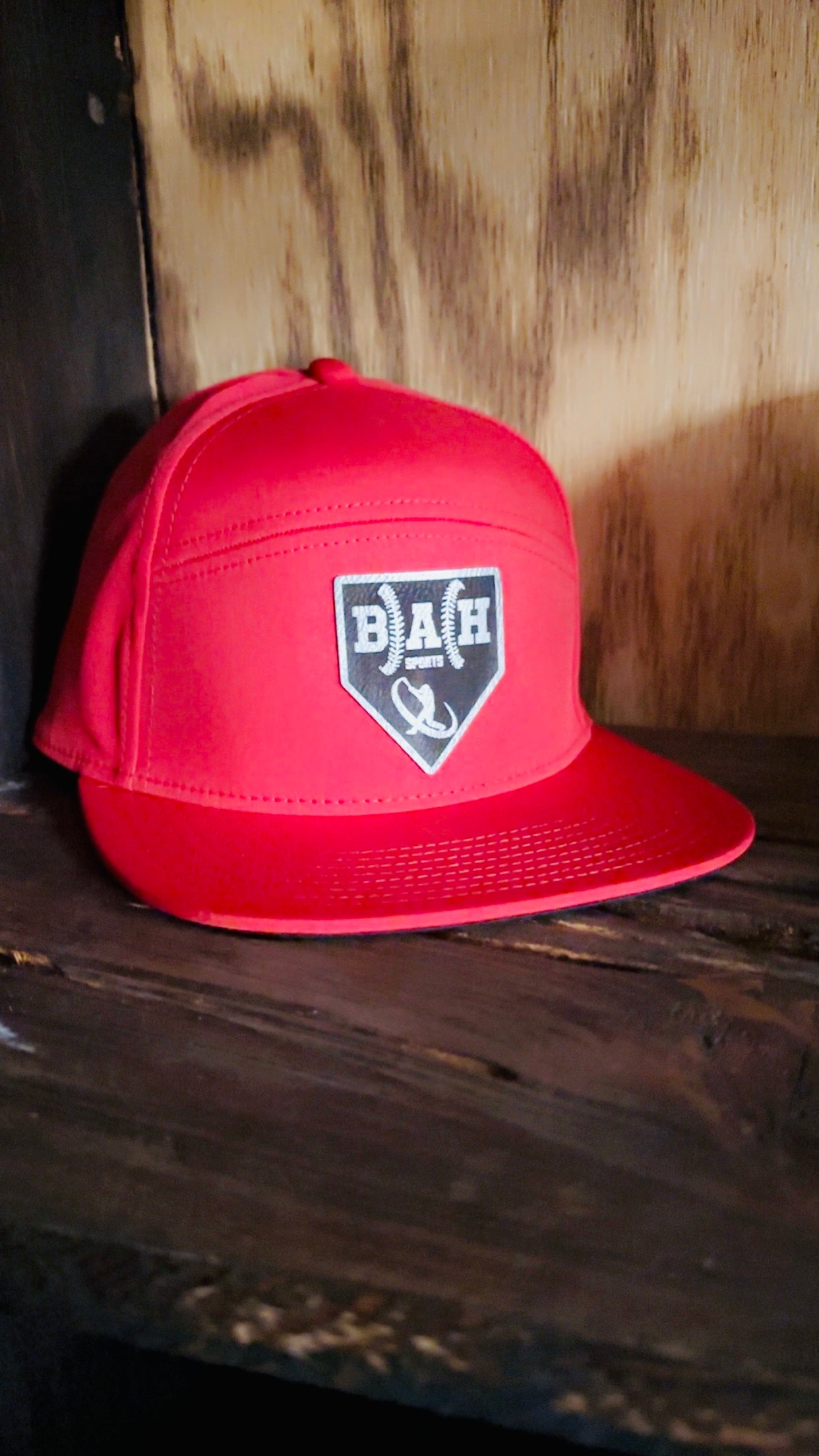 Red 5 Panel B.A.H Hat