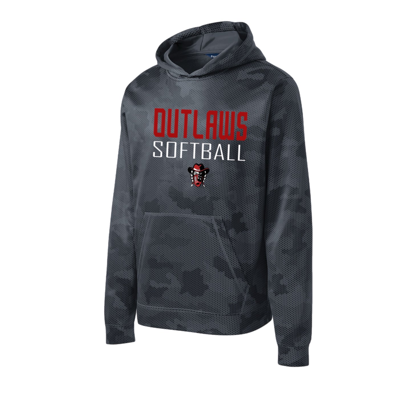 Youth Performance Camo-Hex Hoodie “Softball”